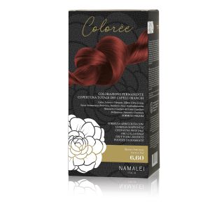 NAMALEI COLORE'E COLORAZIONE PERMANENTE 6.60 ROSSO INTENSO 180ML 